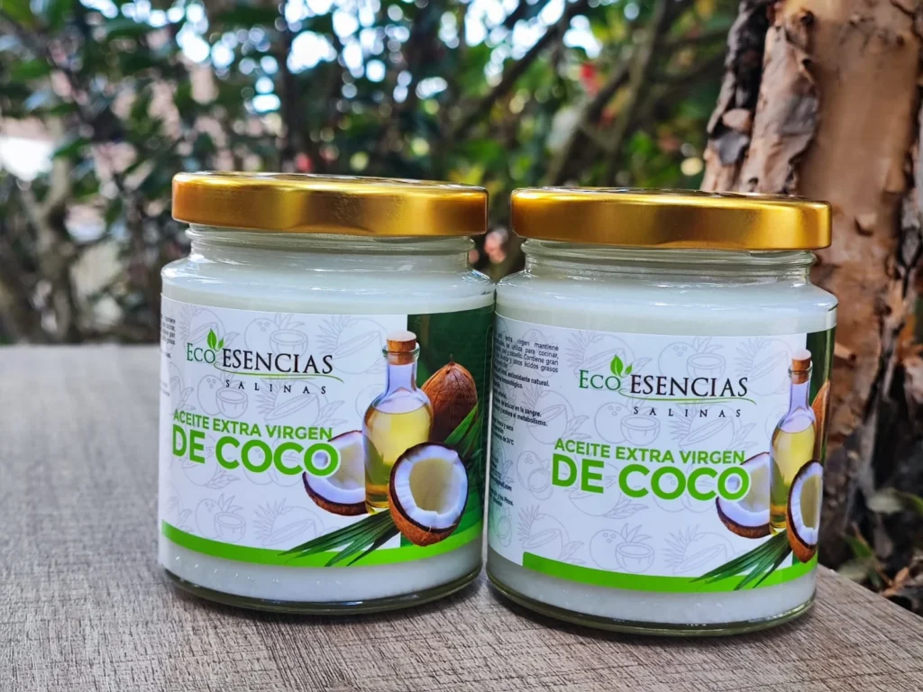 Aceite extra virgen de coo Eco Esencias en Salinas de Guaranda
